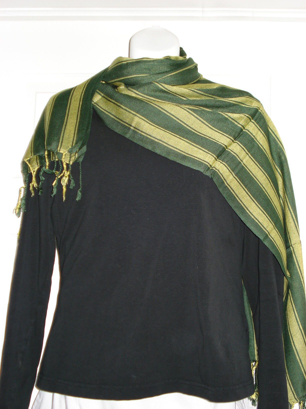 Striped Viscose Scarves